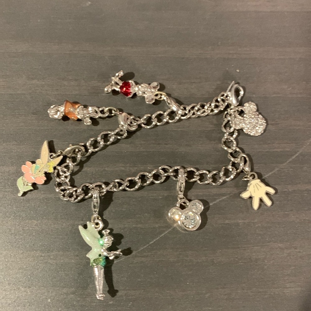 Disney themed charm bracelet